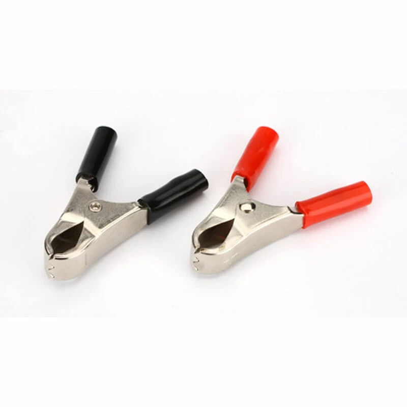 Dynamite Alligator Clips with 4mm Bullet Jack (2) for Charging Accessories 3 Dynamite Alligator Clips with 4mm Bullet Jack (2) for Charging Accessories