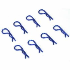 Dynamite Anodized Body Clips, Blue (8) for Parts