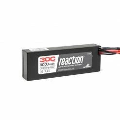 Dynamite 7.4V 5000mAh 2S 30C Reaction Hardcase LiPo Battery: EC3 for Batteries