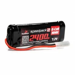 Dynamite Speedpack2 7.2V 2400mAh 6C NiMH, Flat Tamiya for Batteries