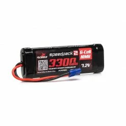 Dynamite 7.2V 3300mAh 6-Cell Speedpack2 Flat NiMH Battery: EC3 for Batteries