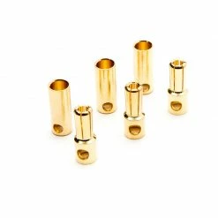 Dynamite Connector: Gold Bullet Set, 5.5mm (3) for Charging Accessories