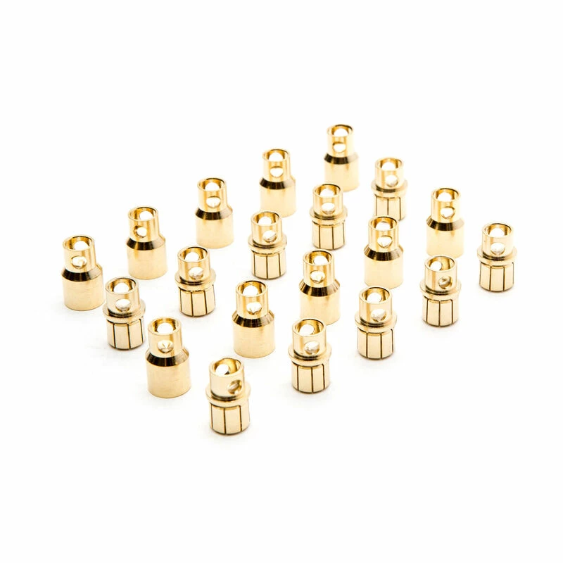 Dynamite Connector: Gold Bullet Set, 8.0mm (10) for Parts 3 Dynamite Connector: Gold Bullet Set, 8.0mm (10) for Parts