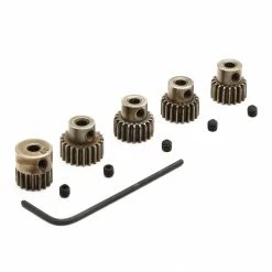 Dynamite 48P Pinion Gear Set: 17T, 18T, 19T, 20T, 21T for Parts