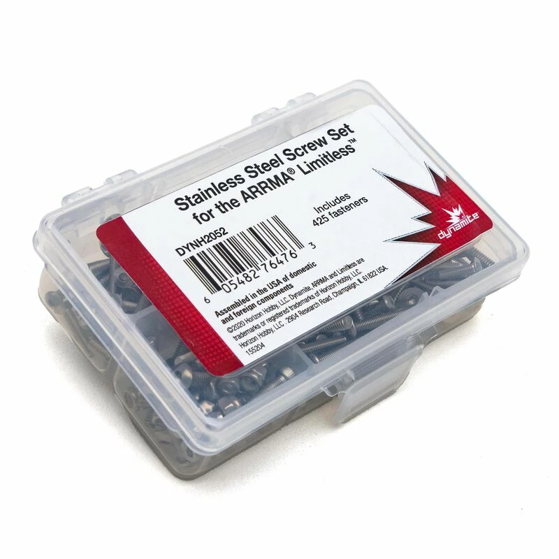 Dynamite Stainless Steel Screw Set: ARRMA LIMITLESS for Parts 4 Dynamite Stainless Steel Screw Set: ARRMA LIMITLESS for Parts - Image 2