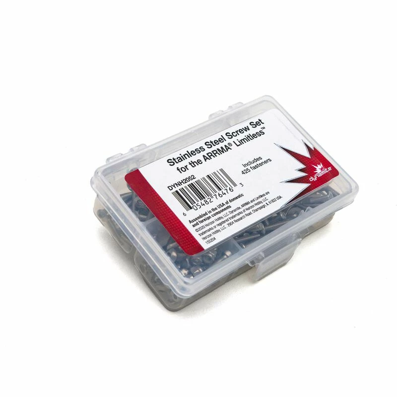 Dynamite Stainless Steel Screw Set: ARRMA LIMITLESS for Parts 3 Dynamite Stainless Steel Screw Set: ARRMA LIMITLESS for Parts