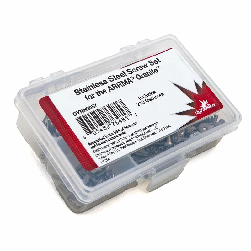 Dynamite Stainless Steel Screw Set: ARRMA GRANITE for Parts 4 Dynamite Stainless Steel Screw Set: ARRMA GRANITE for Parts - Image 2